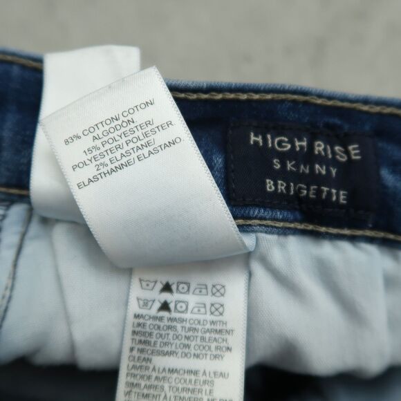 Lucky Brand Jeans Womens Size 8 High-Rise Bridgette Skinny 26" Inseam Distressed - Picture 11 of 16